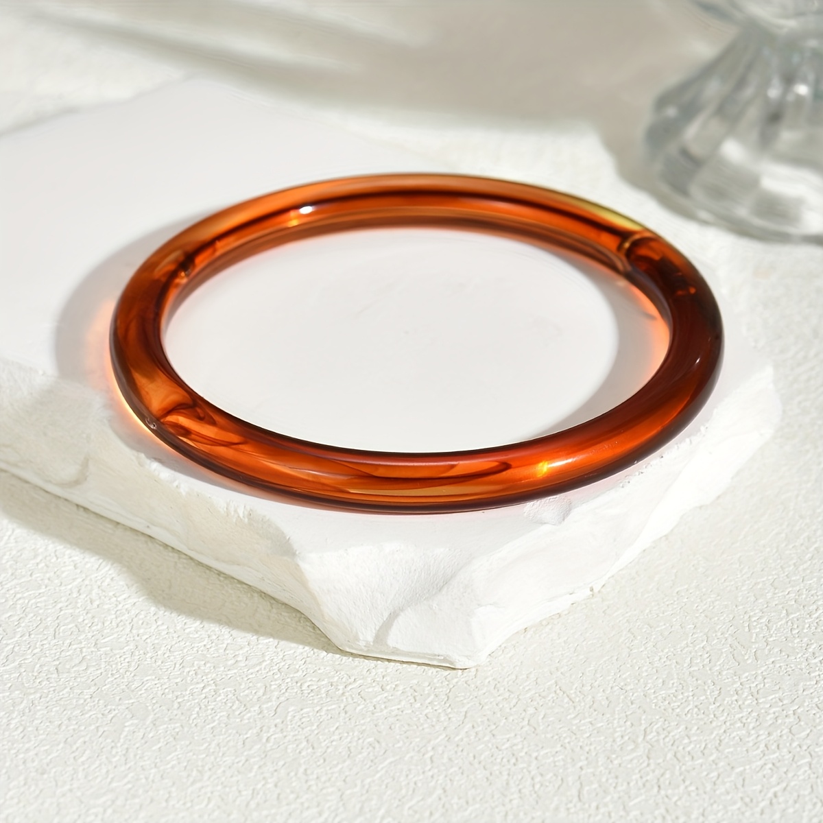 Colorful Layered Bohemian Acrylic Bangle Bracelet